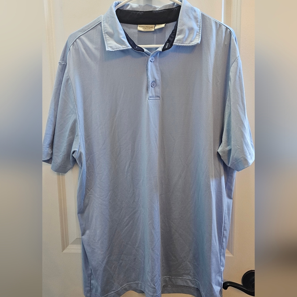 Rorie Whelan Men's Blue Golf Polo
